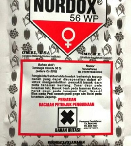 OBAT FUNGISIDA/BAKTERISIDA NORDOX 56WP 100GR