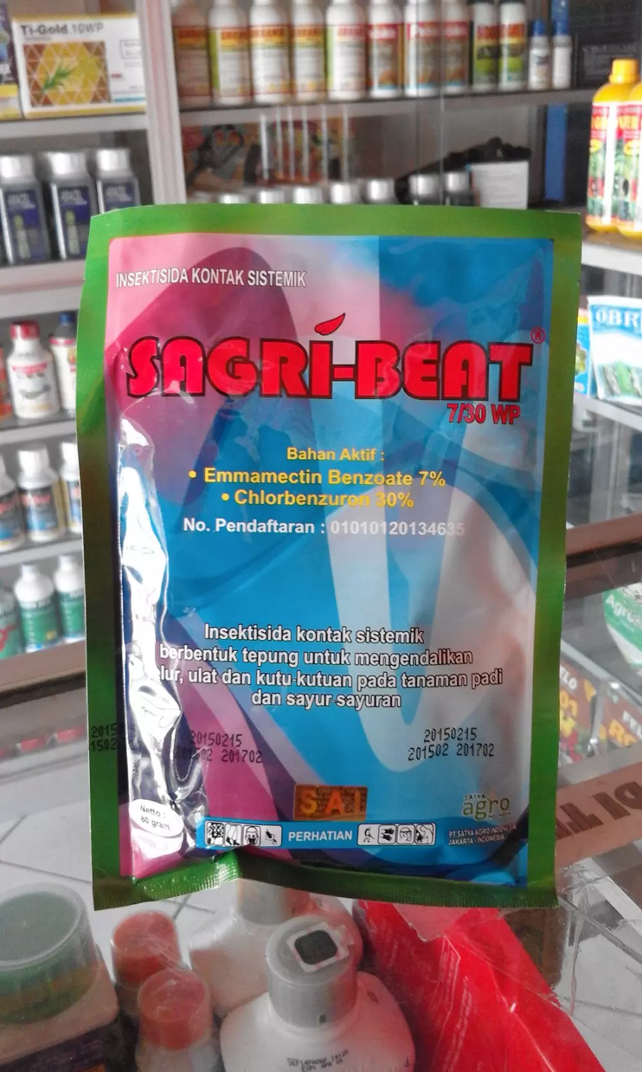 Obat Insektisida Sagribeat 7/30wp 200gr