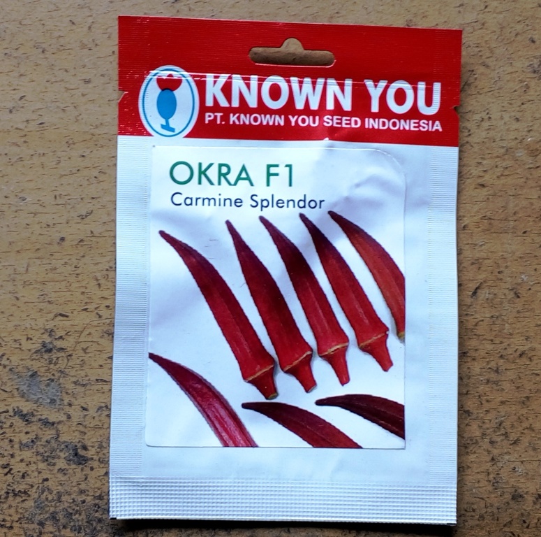 Okra Merah CARMINE SPLENDOR 25s
