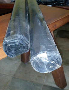 Plastik Mulsa Perak Hitam 80cm (harga eceran per kg)