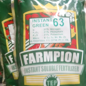 Pupuk Farmpion Instant Green 63 NPK Seimbang 21-21-21 500gr